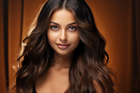 印度发型美女图片