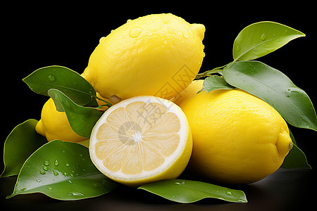 黄色柠檬和图片