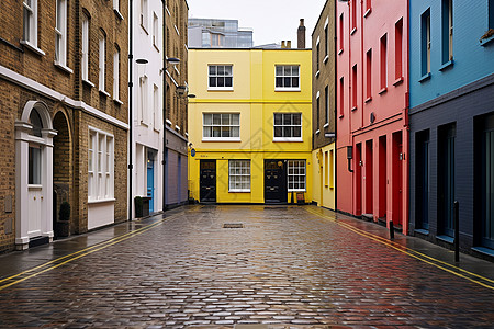 五彩斑斓的伦敦街景图片