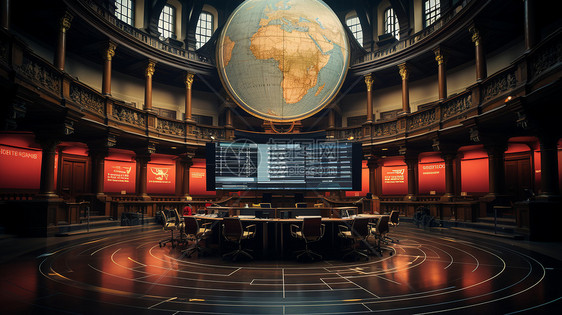 股票交易大厅图片