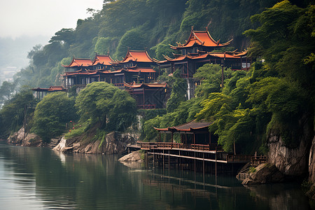 美丽壮观的山川河流景观图片