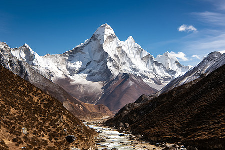 壮观的喜马拉雅山脉景观图片