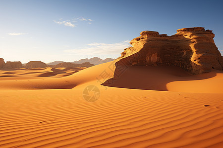 徒步旅行的撒哈拉沙漠图片