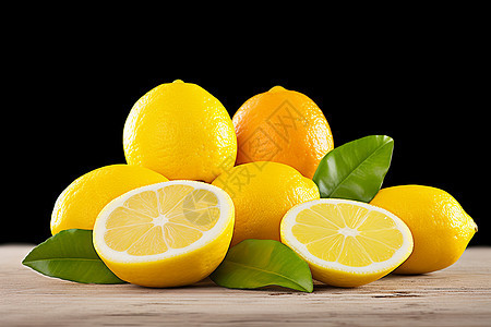 酸甜可口的柠檬水果图片