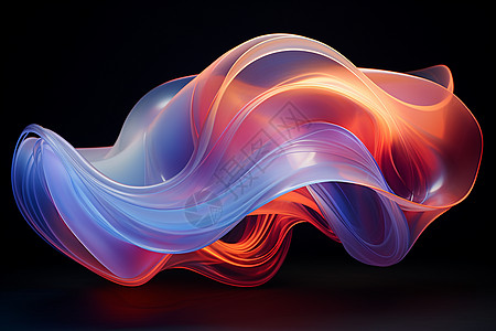 流动的色彩斑斓流体设计图片