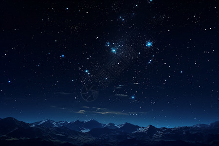 夜晚的星海图片