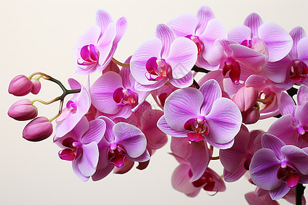 粉紫花束背景图片