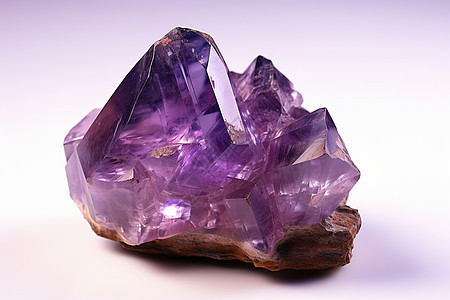 紫色结晶钻石图片