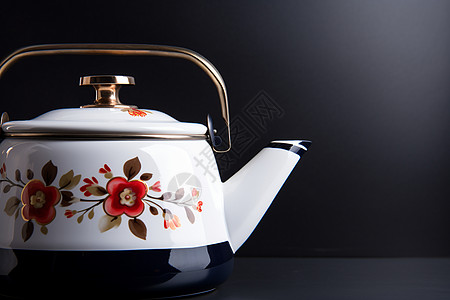 陶瓷茶壶背景图片