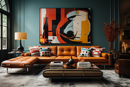 色彩艳丽的客厅设计图片