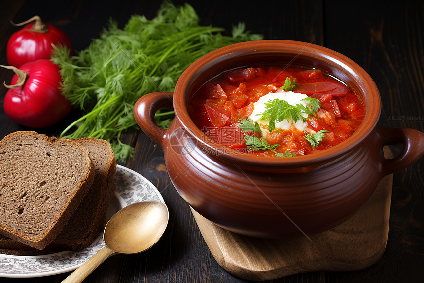 美味传统红菜汤图片