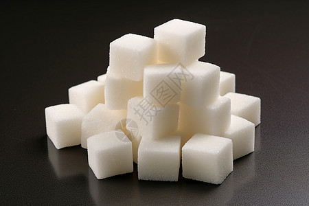 白糖方块的堆叠图片