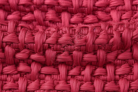 红色编织材料图片
