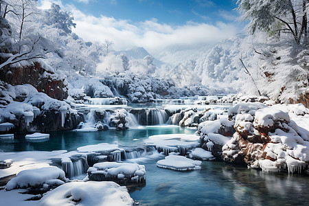 冬日中的瑞雪仙境图片