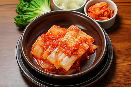 健康美味的韩式泡菜图片
