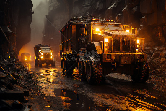 煤矿之核心交通工具图片