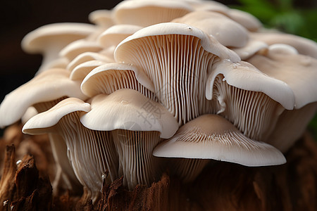 生长的蔬菜蘑菇图片