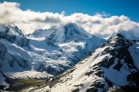 一座座雪山图片