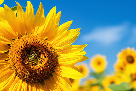 夏日太阳花背景图片