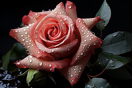 浪漫水滴玫瑰图片