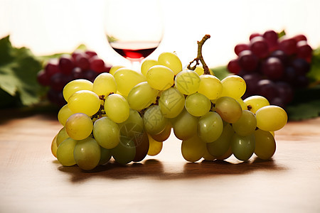 葡萄和美酒图片