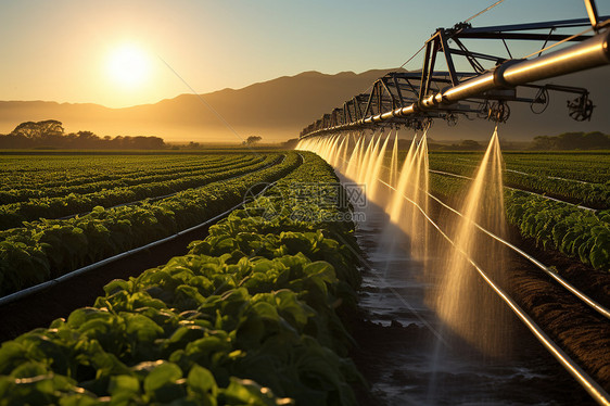 现代自动化灌溉系统图片
