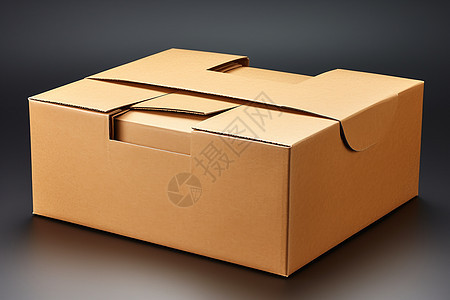 瓦楞纸包装盒背景图片