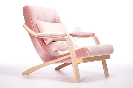 柔软的粉色椅子图片