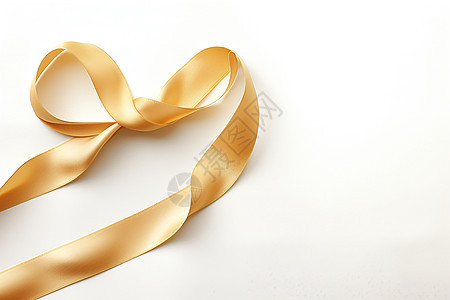 庆祝节日的金色丝带图片