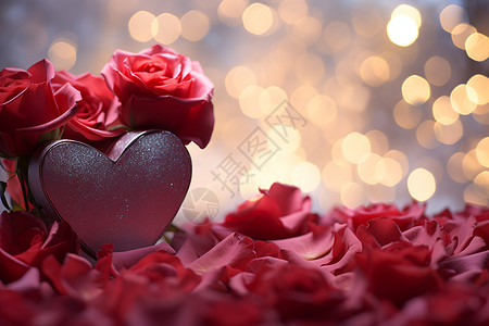 浪漫的玫瑰装饰图片