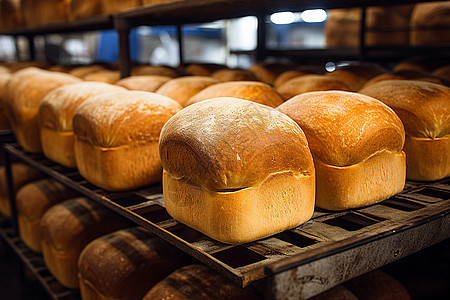 面包工厂的面包图片