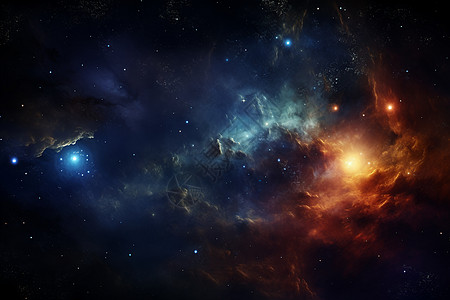 宇宙神秘的星云景观图片