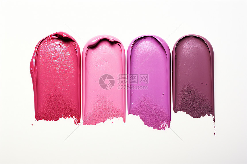 粉紫色系列唇膏图片