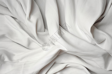 白色柔软的床单图片