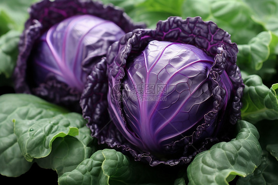 美味紫色卷心菜图片