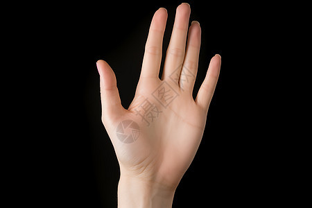 伸出手指的女士手部特写（其他-广告传媒）图片