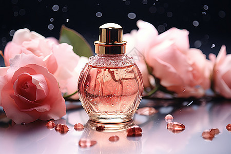 新鲜玫瑰气味的香水图片