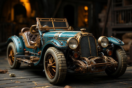 复古老式汽车模型图片