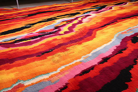 色彩斑斓的毯子布料图片