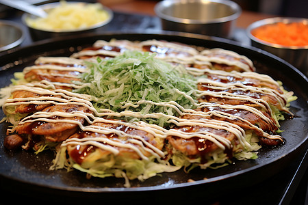 传统美食大阪烧图片