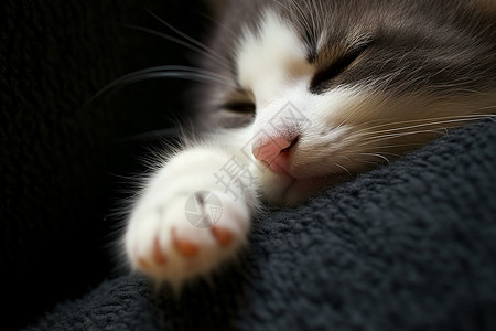 懒猫休息中图片