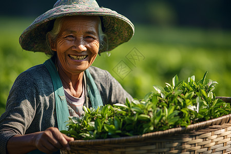 农家的老妇人背景