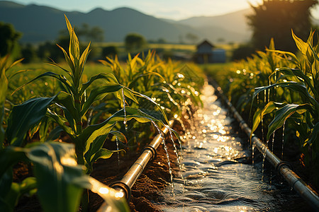 现代化自动灌溉对农业生产的帮助图片