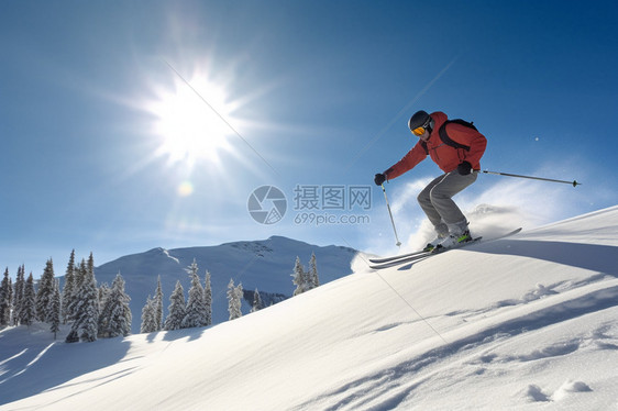 滑雪旅游图片