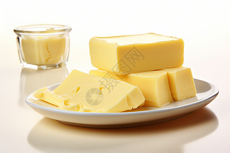 香滑的黄油牛油奶香高清图片