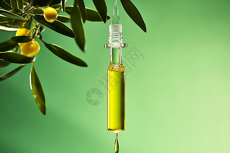 橄榄精油背景图片