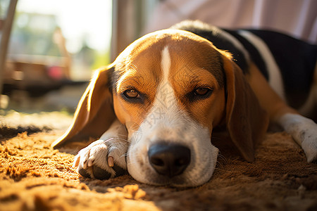 一只贝格犬图片