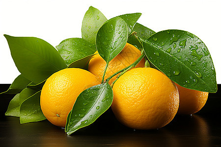 成熟的多汁橘子图片