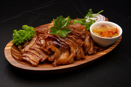 泰式烤猪肉小吃图片