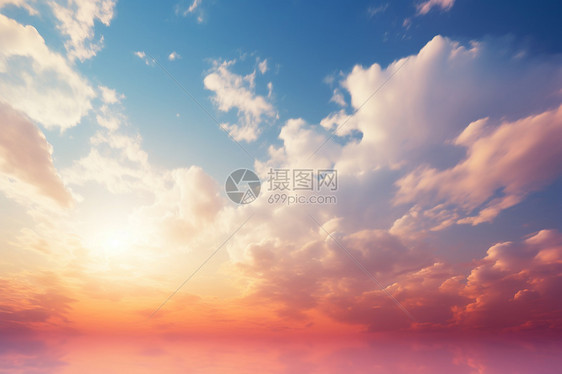 天空中的云彩风景图片